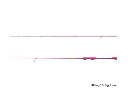 Prút Delphin Quenn Action 183cm 0,5-6g