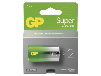 Baterka GP Super D LR20 1,5V /2ks