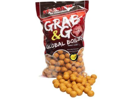 Boilies Starbaits Global Sweet Corn 800g (Priemer 20mm)