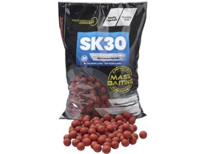 Boilies Starbaits Mass Baiting SK30 3kg (Priemer 20mm)