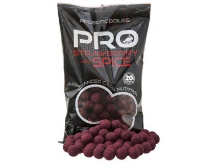 Boilies Starbaits Pro Strawberry Spice 800g (Priemer 14mm)