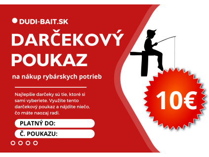 DARČEKOVÝ POUKAZ 10€ - dudi-bait.sk