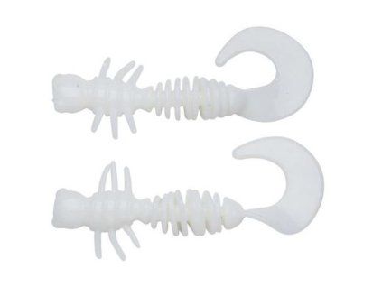 Guma Berkley Curly 55mm Milky White