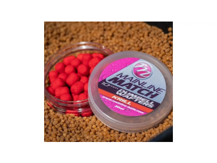 Match Dumbell Mainline Wafters 10mm Red Krill