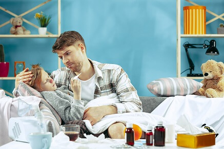 Jak probíhá chřipka u dětí?