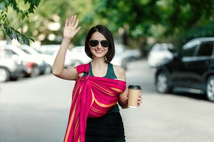 Nošení dětí v létě