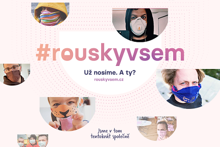 Nasaď si roušku, zachráníš život. 