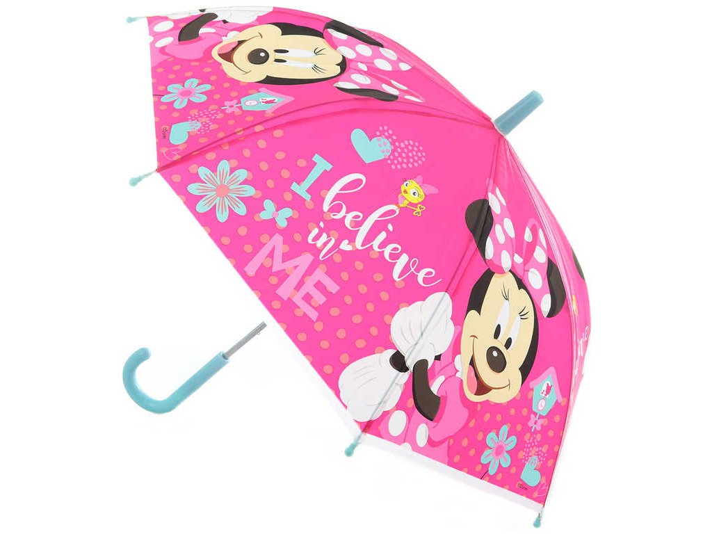 Deštník dětský Disney Minnie Mouse 65x65x6cm manuální otevírání jen za 189  Kč⭐| Vyberte si Dětské deštníky na Dudlu.cz ✓