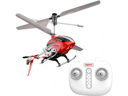 RC Vrtulník Syma S107H na vysílačku 2,4GHz na baterie USB kov LED Světlo + Dárek zdarma