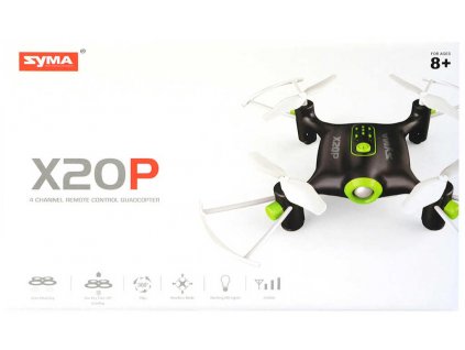 RC Dron Syma X20P na vysílačku 2,4GHz na baterie USB vznášedlo LED Světlo + Dárek zdarma