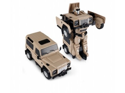 Land Rover Transformer 1:14 - žlutý + Dárek zdarma