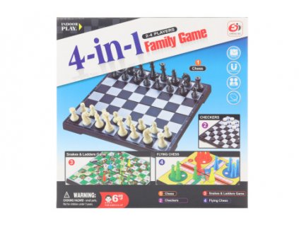 Set společenských her 4v1
