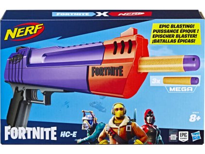 HASBRO NERF Fortnite HC E set blaster + 3 mega šipky plast