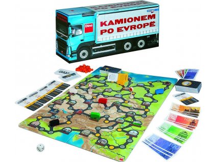Společenská hra: Kamionem po Evropě