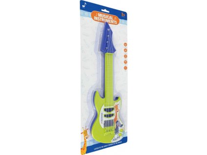 Kytara dětská rocková barevná 42cm plast *HUDEBNÍ NÁSTROJE*