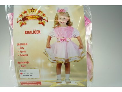 Šaty Králíček 92 - 104 cm