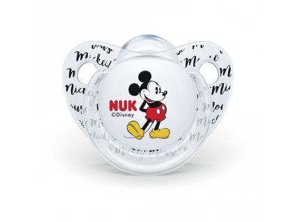 Šidítko Trendline NUK Disney Mickey Minnie 0-6m Box - bílá/0-6 m