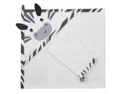 Dětská osuška s žínkou Koala Happy Zebra