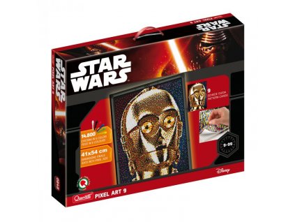 Quercetti Pixel Art 9 Star Wars C-3PO + Dárek zdarma