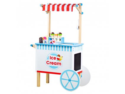 Bigjigs Toys Zmrzlinový vozík + Dárek zdarma