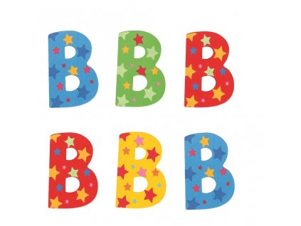 Bigjigs Toys hvězdičkové písmenko B