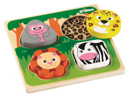 Tidlo Senzorické puzzle safari