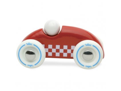 Vilac Dřevěné auto mini rallye červené