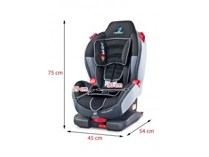 Autosedačka CARETERO Sport TurboFix + Dárek zdarma