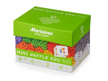 Marioinex MINI WAFLE – 500 ks Vzdělávací + Dárek zdarma