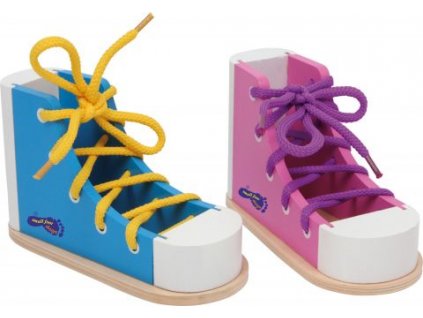 Small Foot Set hry zavaž si tkaničku Bota 2 ks