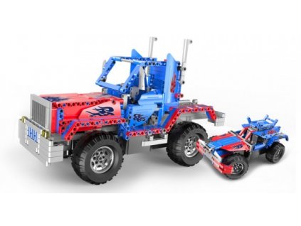 Stavebnice Truck 2v1 - auto na dálkové ovládání + Dárek zdarma