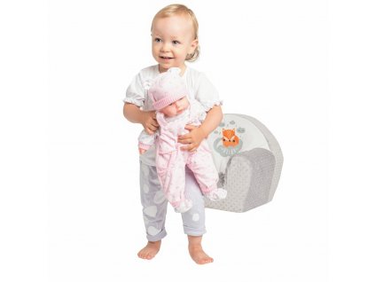 Dětské křeslo z Minky New Baby Liška