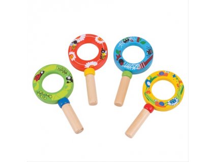 Bigjigs Toys minilupa 1ks zelená