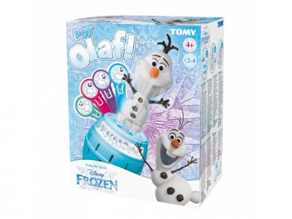 TOMY - Disney Frozen společenská hra Vyskakovací Olaf