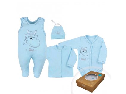 4-dílná kojenecká souprava Koala Fox Love