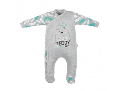 Kojenecký bavlněný overal New Baby Wild Teddy