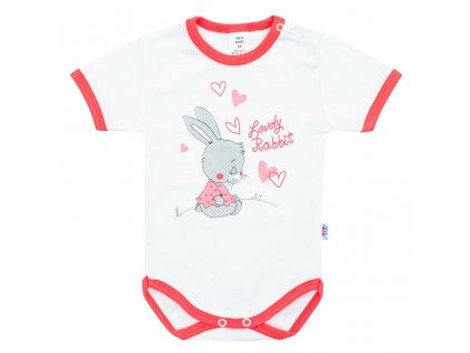Dětské body s krátkým rukávem New Baby Lovely Rabbit