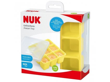 Mrazící formička silikonová NUK - žlutá