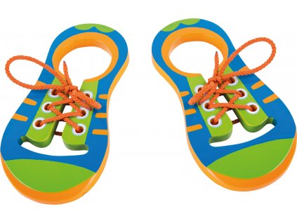 Small Foot Hra Zavaž si tkaničku Pár bot