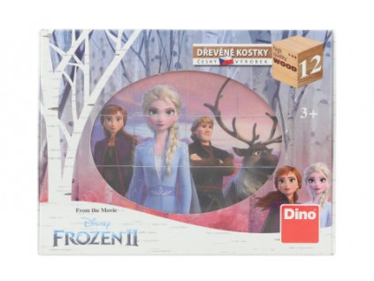 Dřevěné kostky - Frozen II 12