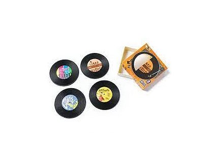 Vinylové podtácky - sada 4 ks