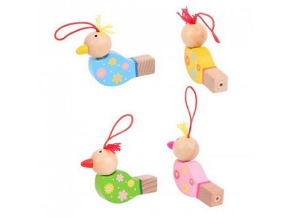 Bigjigs Toys Dřevěná píšťalka ptáček 1ks