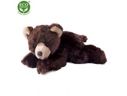 Plyšový medvěd ležící 32 cm ECO-FRIENDLY