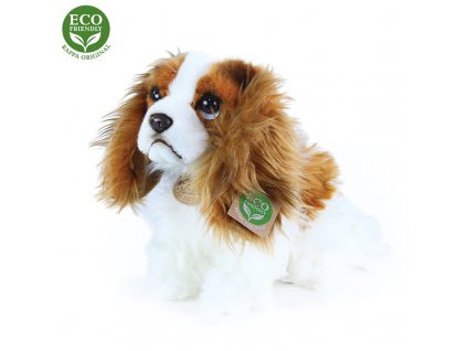 Plyšový pes king charles španěl 25 cm ECO-FRIENDLY