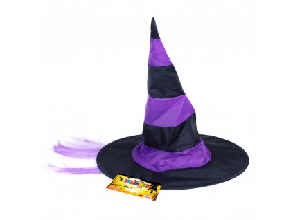 Klobouk s vlasy čarodějnice/Halloween