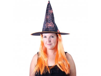 Klobouk čarodějnice/Halloween s vlasy