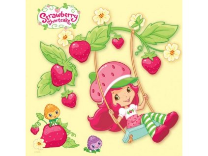 Omalovánka čtvercová Strawberry