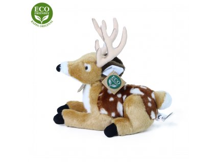 Plyšový jelen/koloušek ležící 21 cm ECO-FRIENDLY