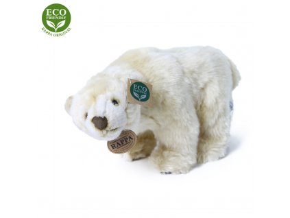 Plyšový lední medvěd stojící 33 cm ECO-FRIENDLY