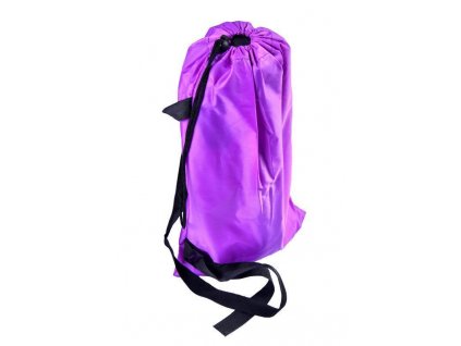 Nafukovací vak Lazy bag dvouvrstvý - fialový